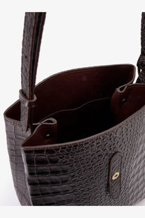 Soeur Women's Bello Leather Shoulder Bag Brown
