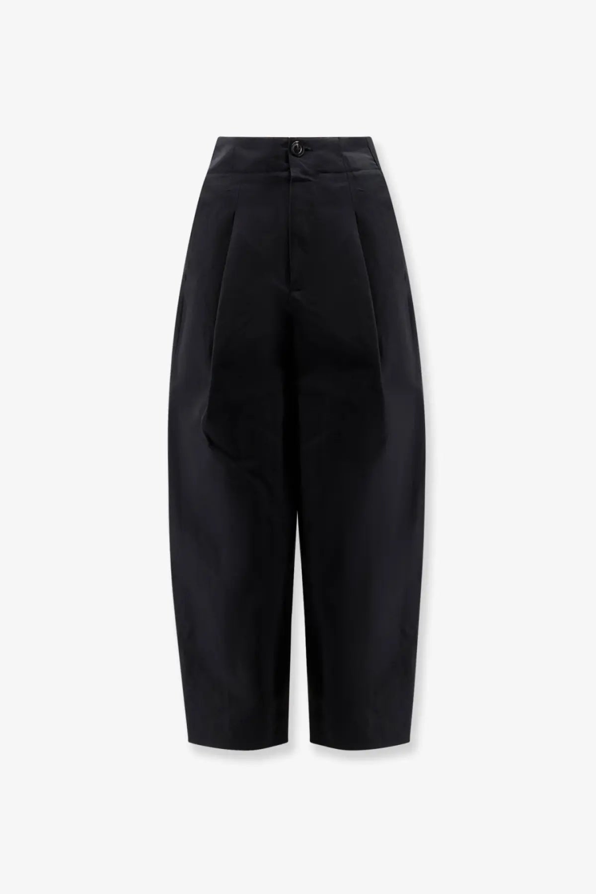Soeur women’s daley black high-waisted pleated trousers in organic cotton and linen with a sleek modern cut