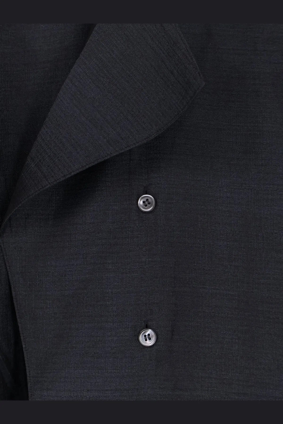 Black linen shirt with silver buttons from Soeur womens Hampton silk shirt collection in black color