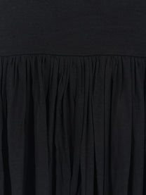 Toteme Women's Soft Gathered Viscose Dress Black