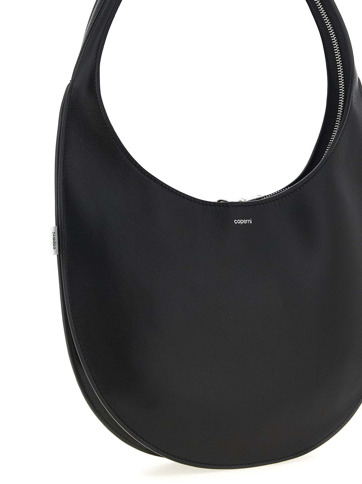 Coperni Soft Swipe Medium Shoulder Bag Black