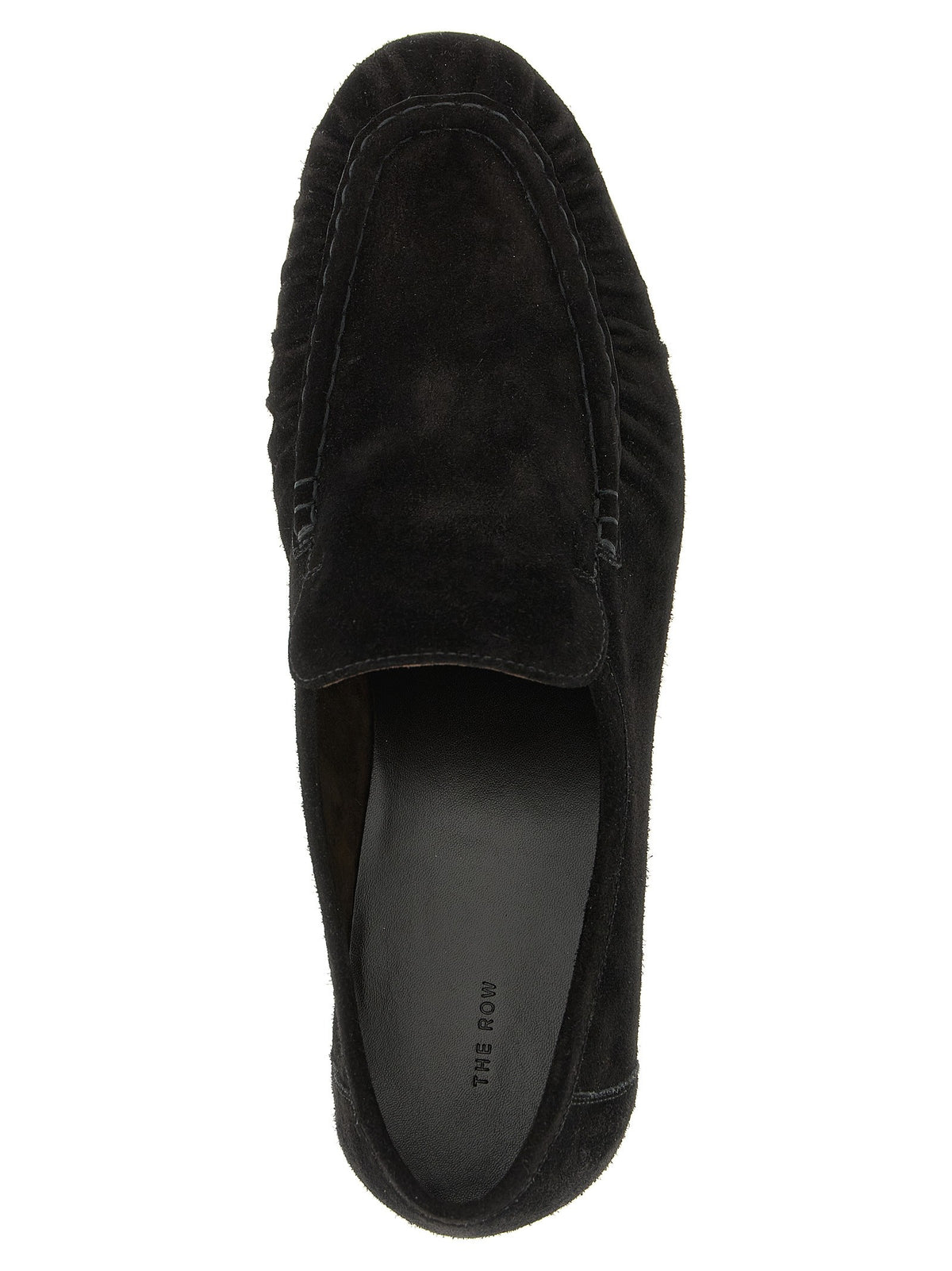 The Row Soft Two Loafers Black
