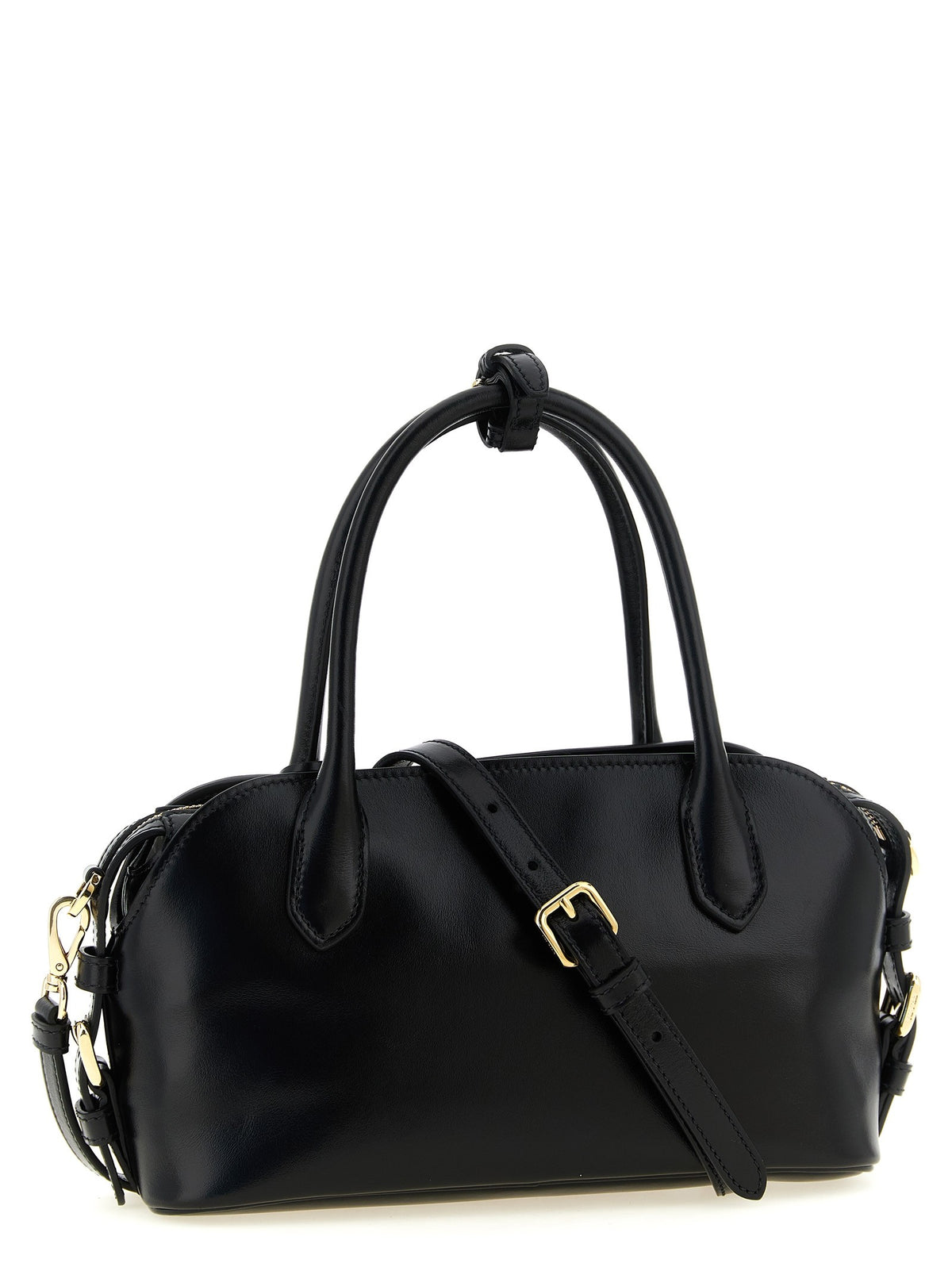 PRADA Softy Lux Handbag Black