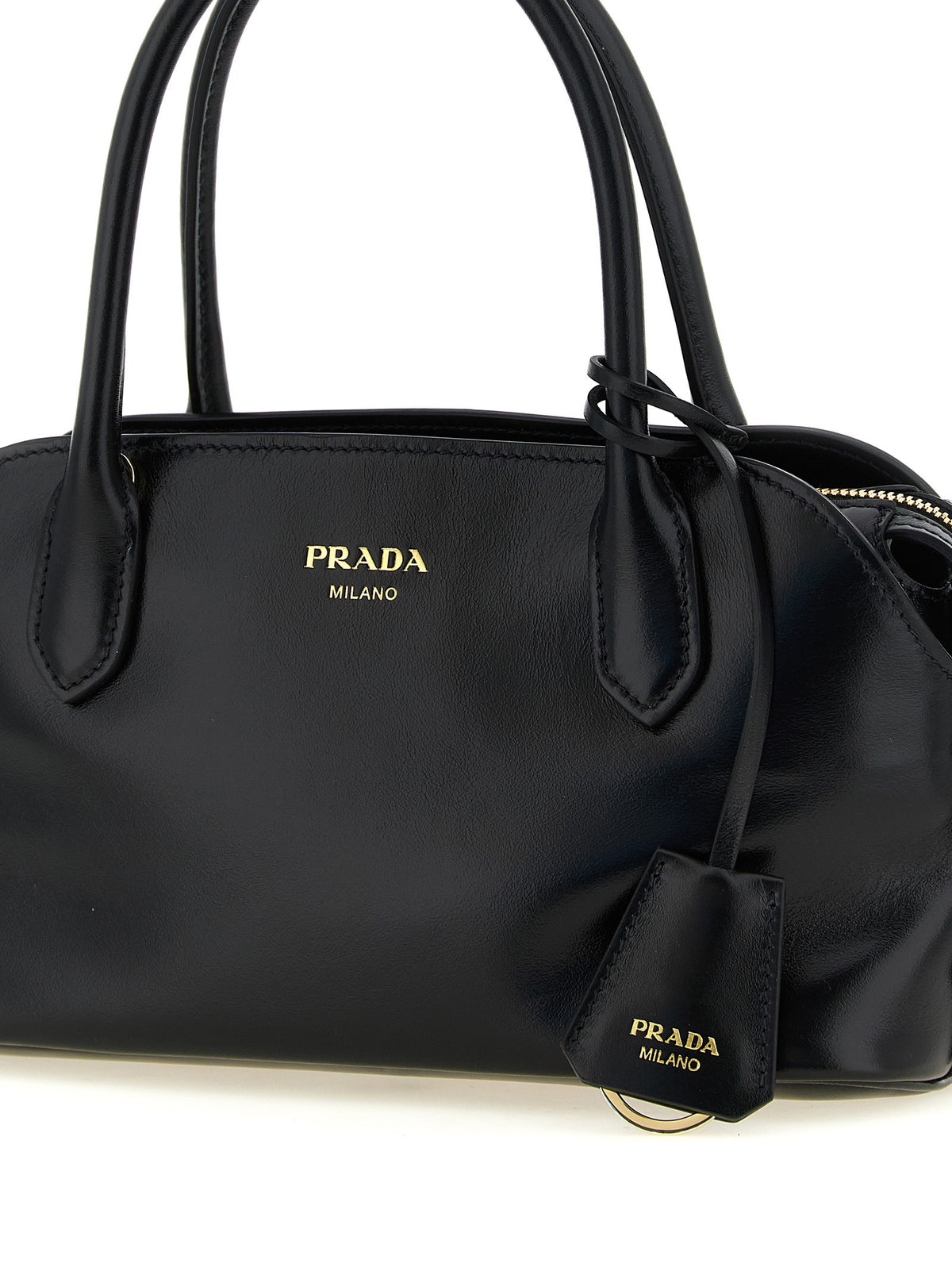 PRADA Softy Lux Handbag Black