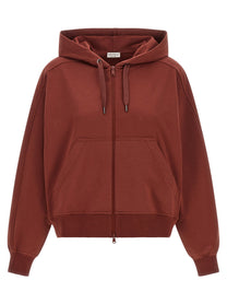 Brunello Cucinelli Solomei AD Mcccxci Hoodie Red