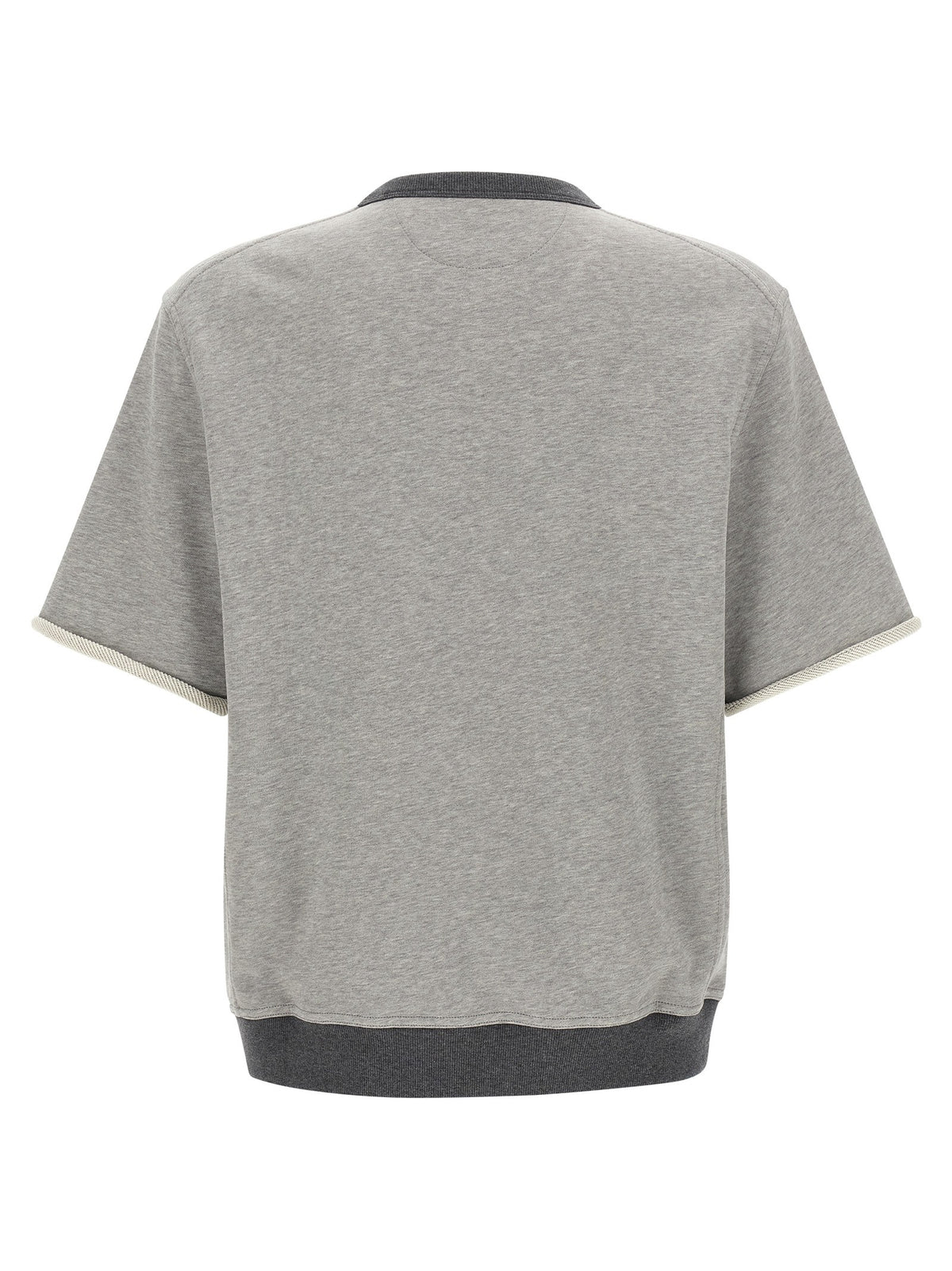 Brunello Cucinelli Solomei Athletic Club Embroidered Sweatshirt Grey