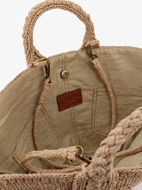 Ibeliv Women's Soma Raffia Crossbody Bag TEA