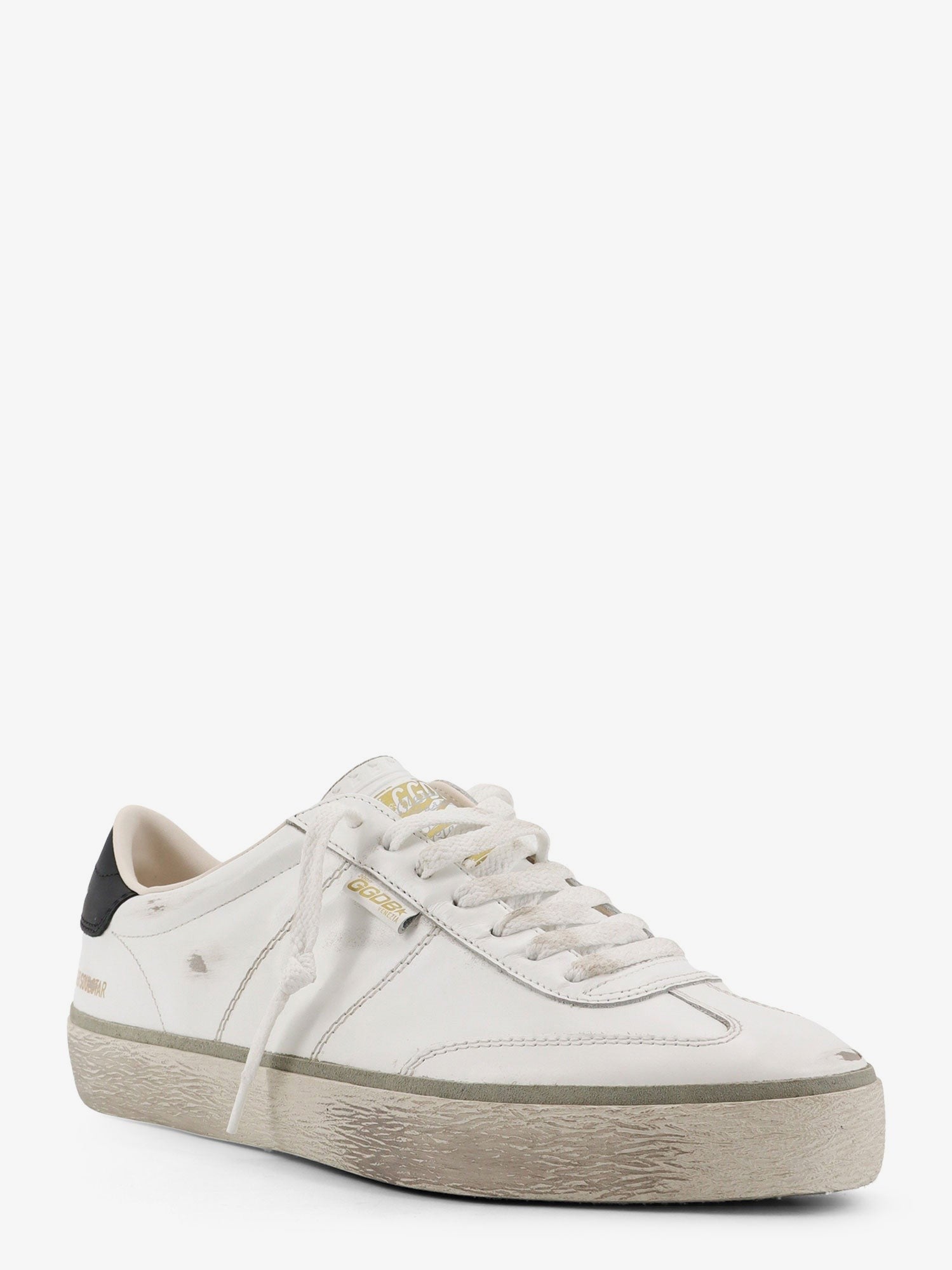 Golden Goose Men's Soul Star Leather Sneakers Black