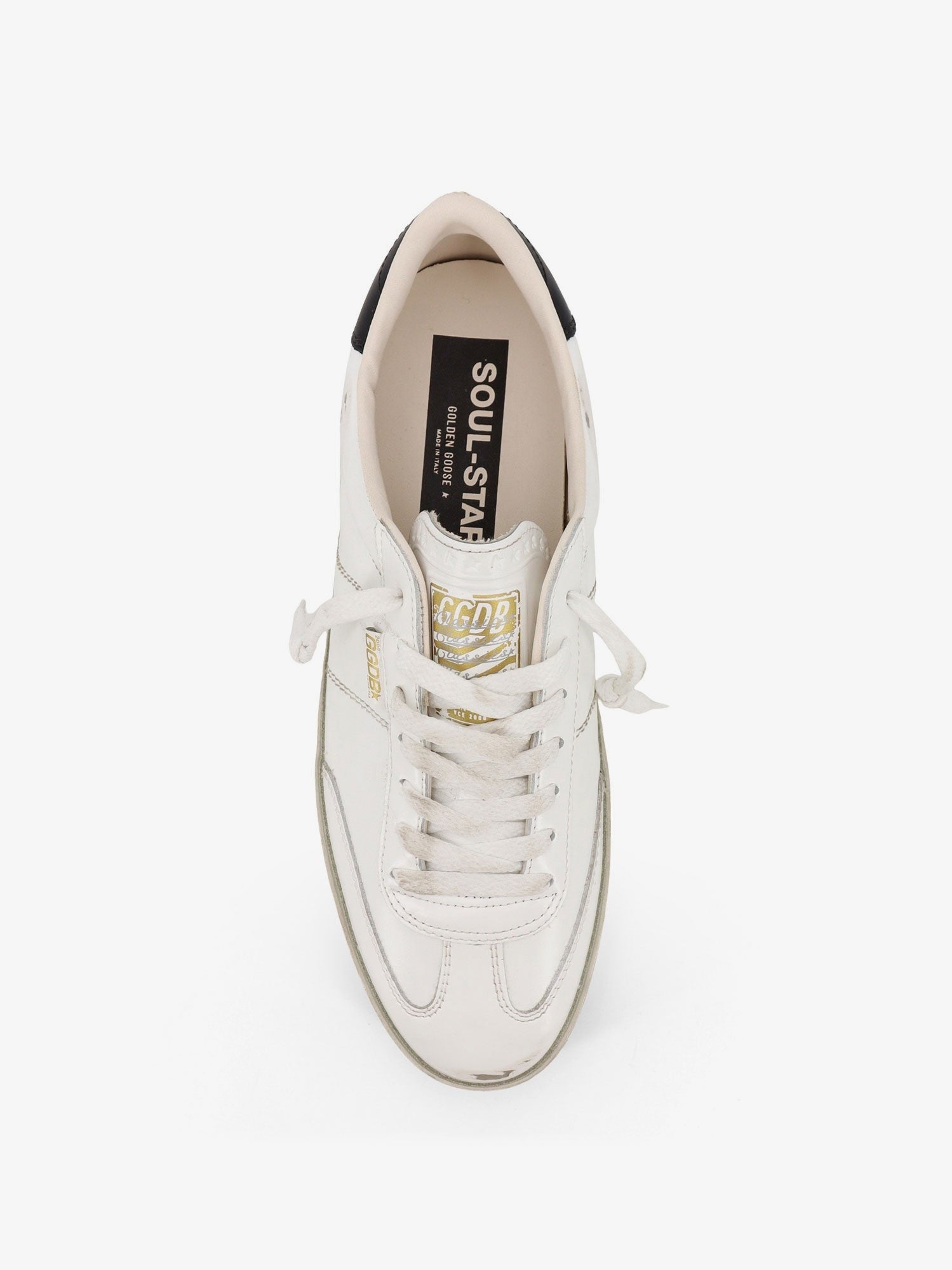 Golden Goose Men's Soul Star Leather Sneakers Black