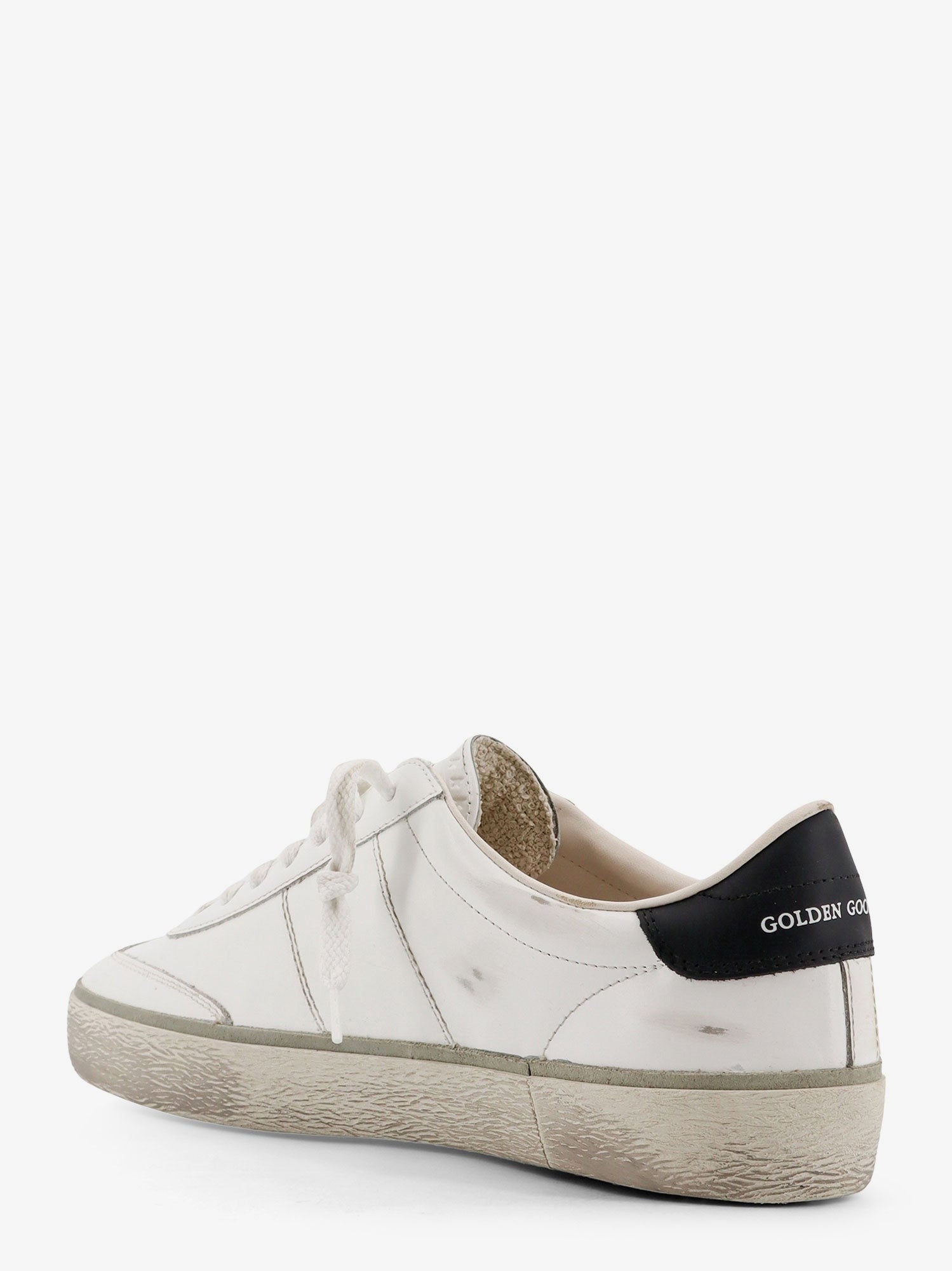 Golden Goose Men's Soul Star Leather Sneakers Black