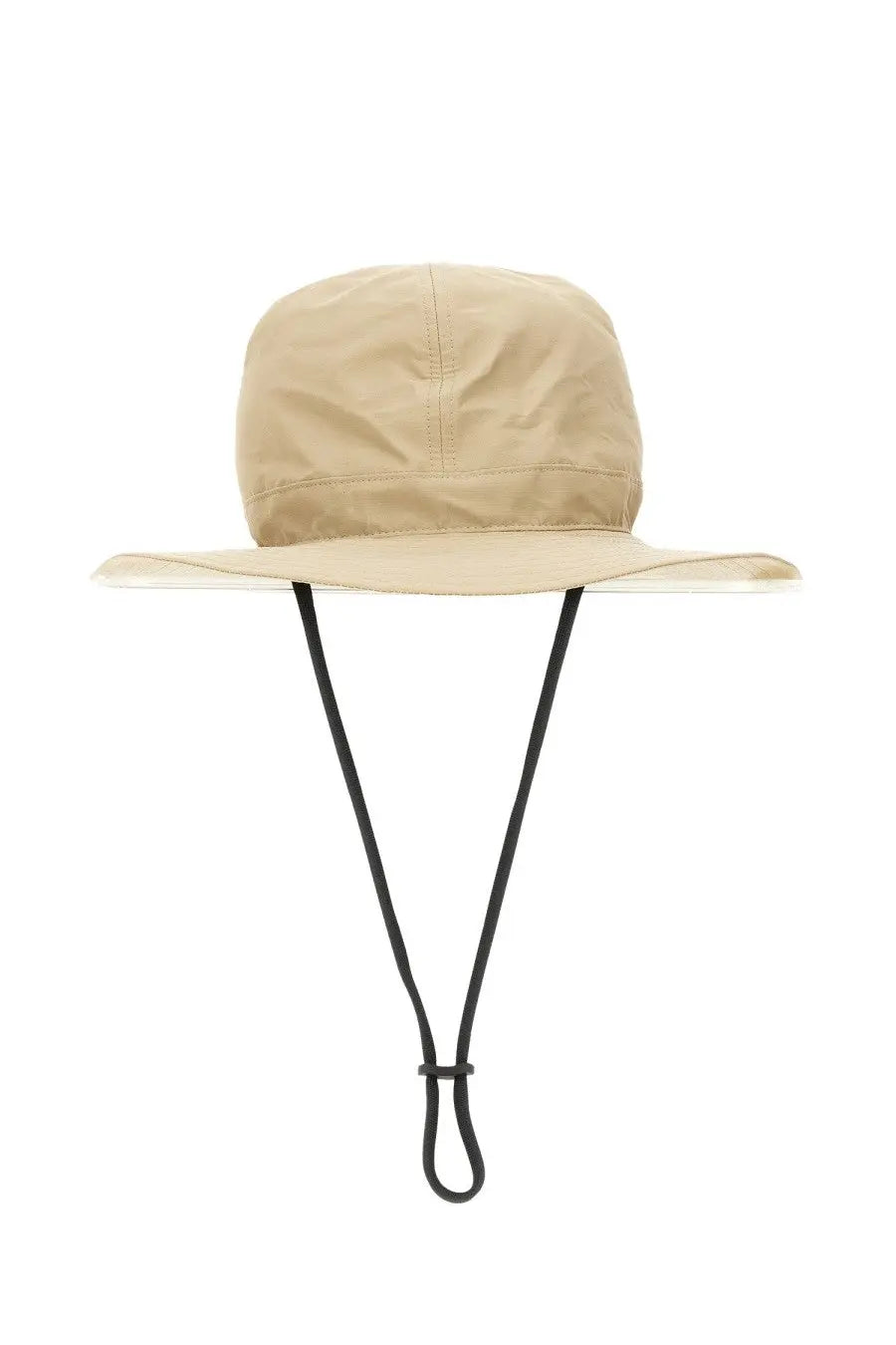 Beige south2 west8 men’s hat crusher utility hat with wide brim and black adjustable chin strap