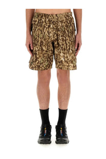 South2 West8 men’s poly stretch bermuda shorts in multicolor camouflage with relaxed fit and subtle textured fabric