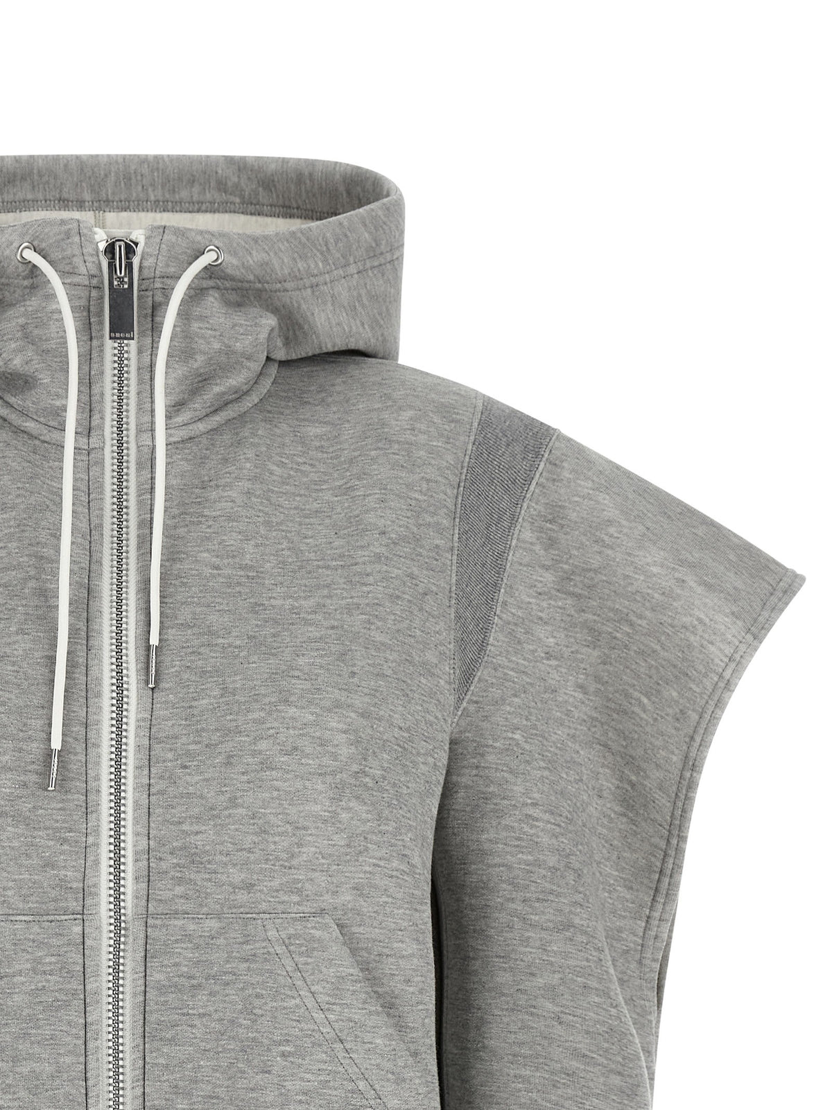 Sacai Sponge Hoodie Grey