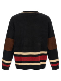 FOUND Sport Club Varsity Sweater Black, view 2