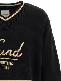 FOUND Sport Club Varsity Sweater Black, view 3