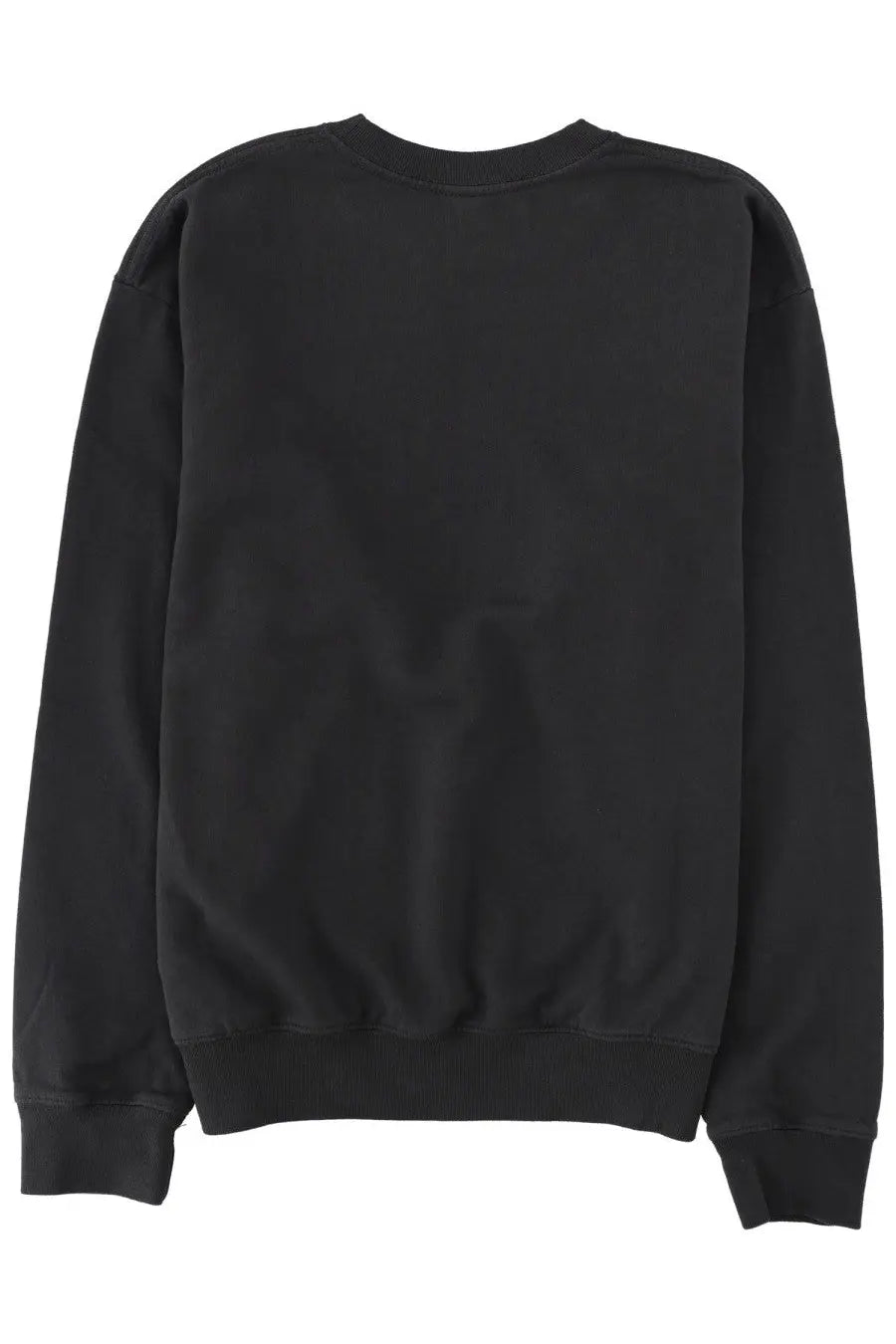 Sporty &amp; Rich unisex felpa california con black crewneck sweatshirt with ribbed cuffs and hem in black color