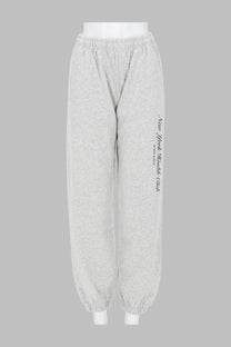 Sporty &amp; Rich Women's Pantalone Sportivo NY Health Club Grey