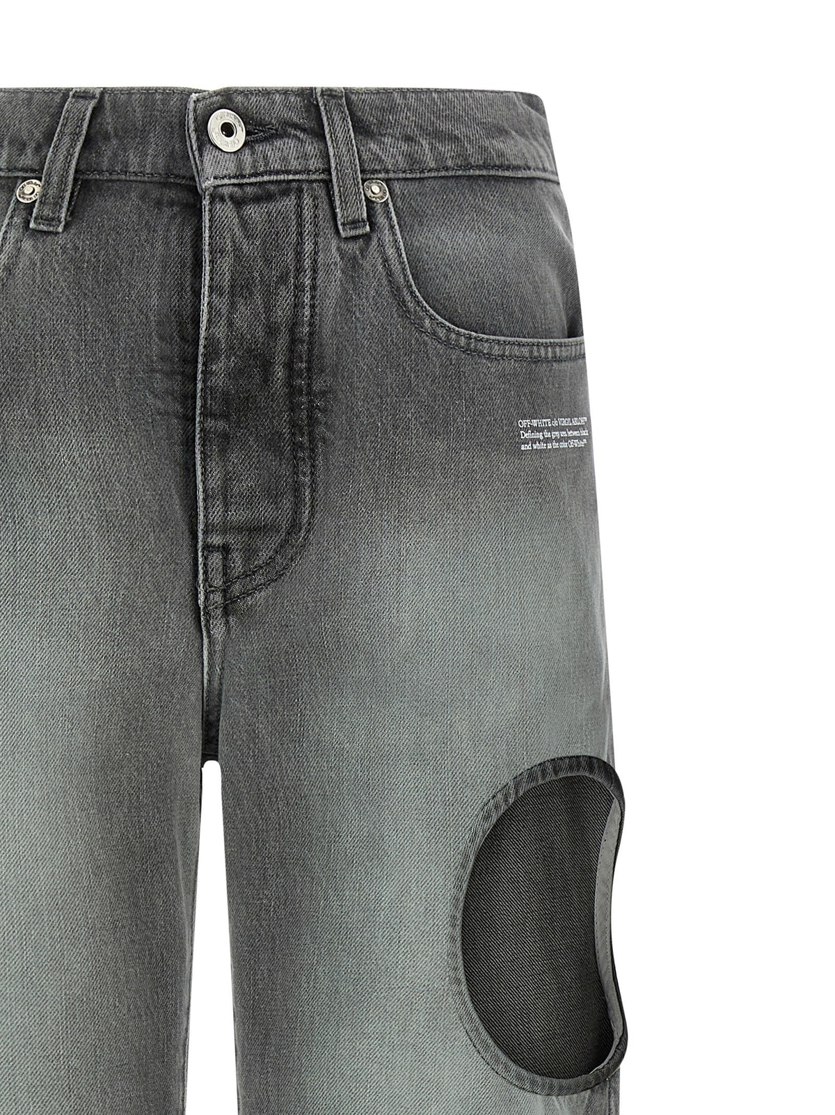 Off-White Spray New Meteor Jeans Grey