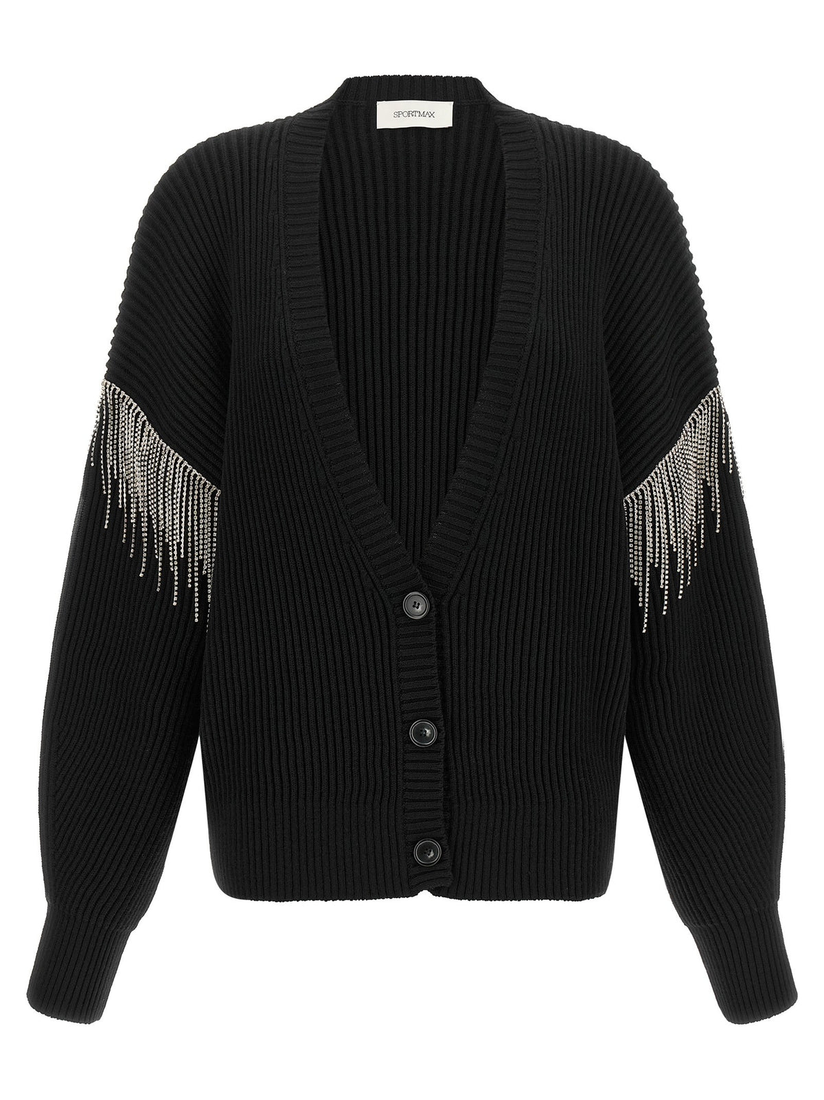 Sportmax Spxpagine Cardigan Black