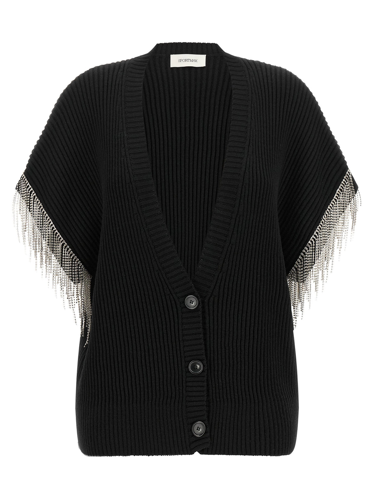 Sportmax Spxpagine Cardigan Black