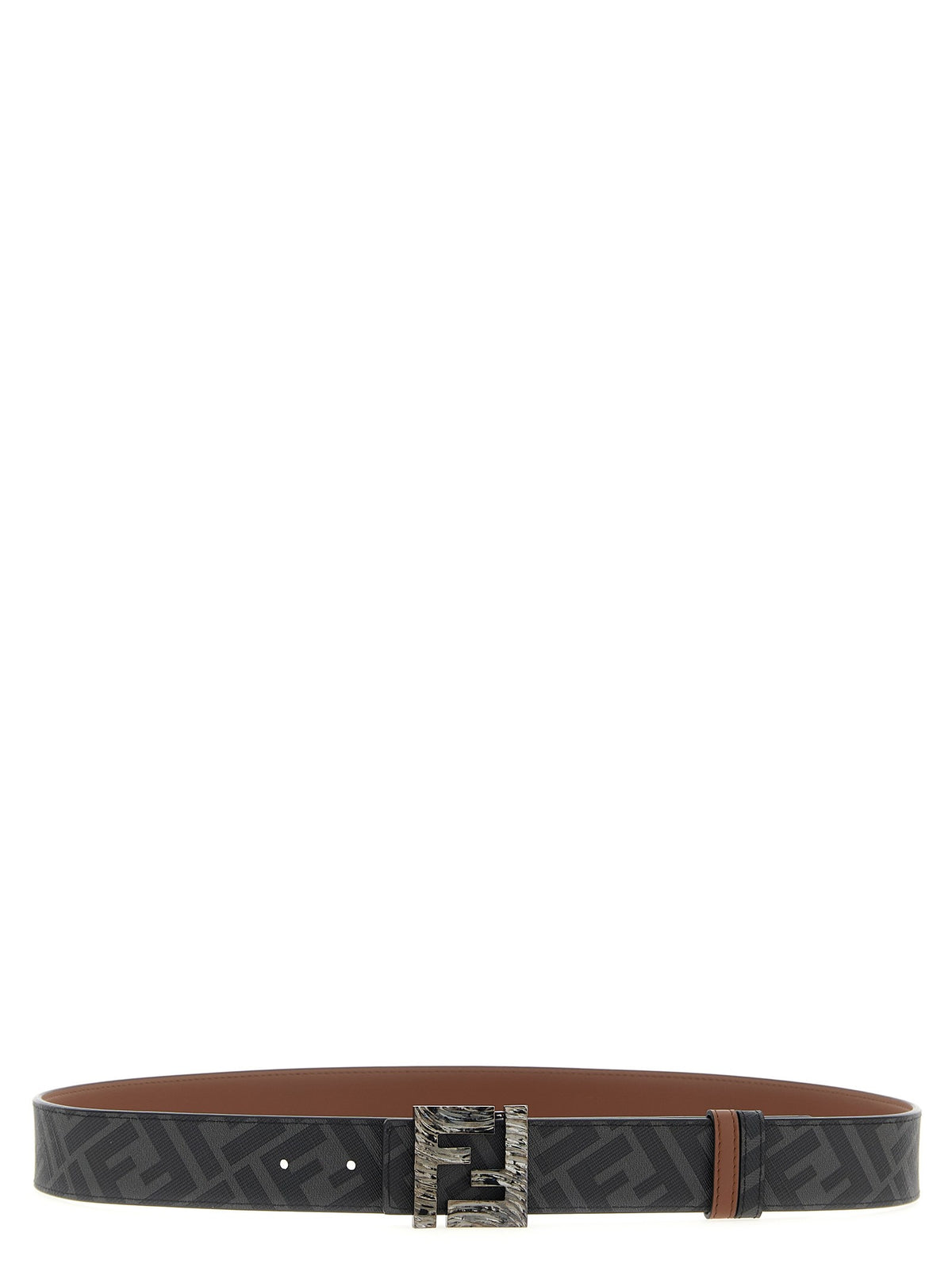 Fendi Squared FF Reversible Belt Gold