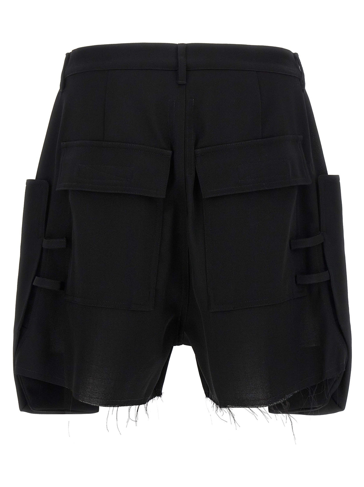 Rick Owens Stefan Cargo Bermuda Shorts Black