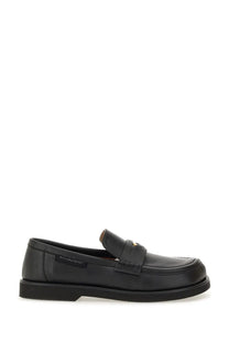 Stella McCartney women’s classic loafer Ryder black in black leather with minimalist design and subtle gold-tone hardware