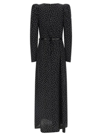 Parosh Stelle Long Dress Black