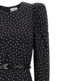Parosh Stelle Long Dress Black