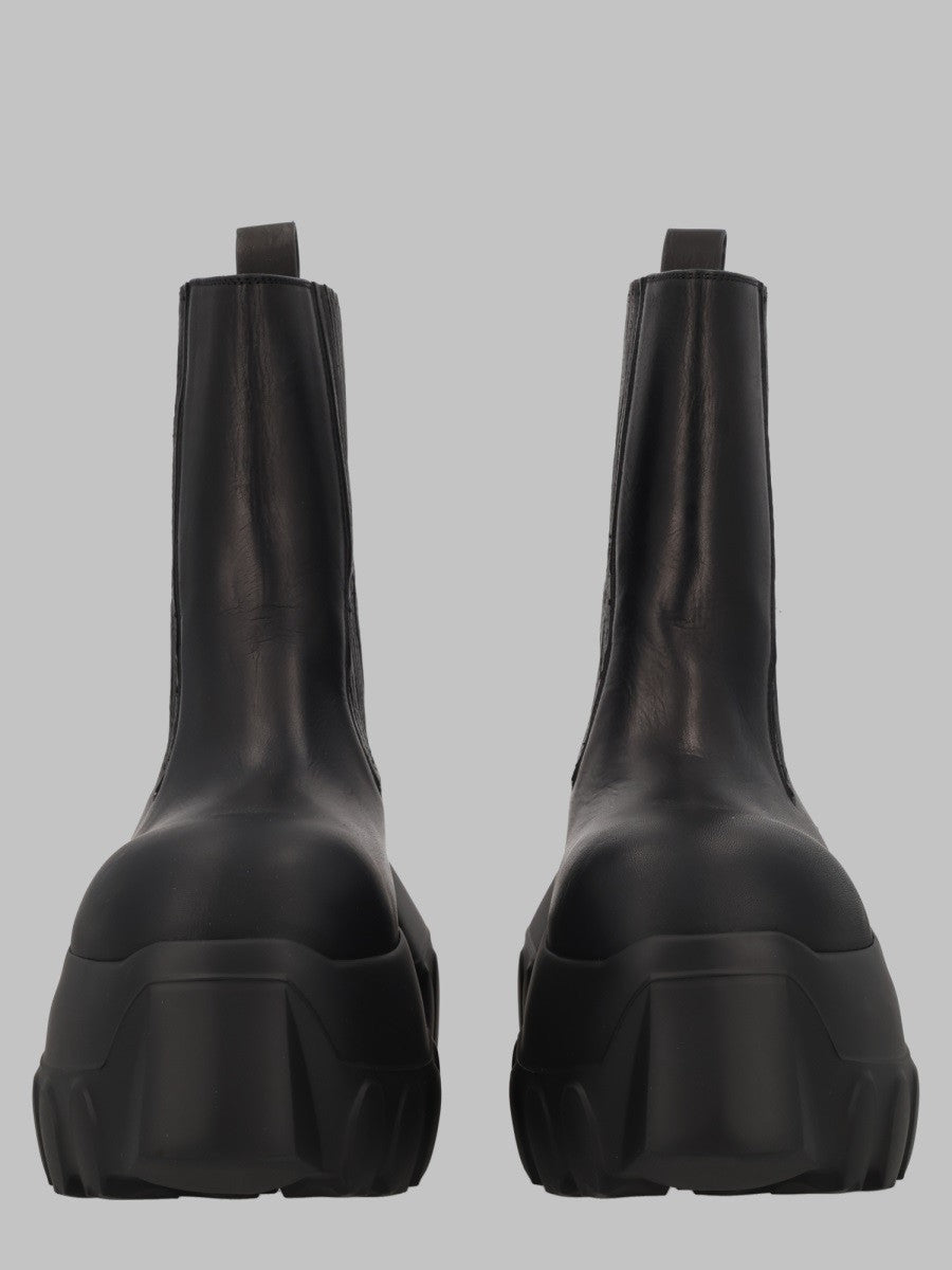 Rick Owens Women's Stivale Beatle Mega Tractor Black