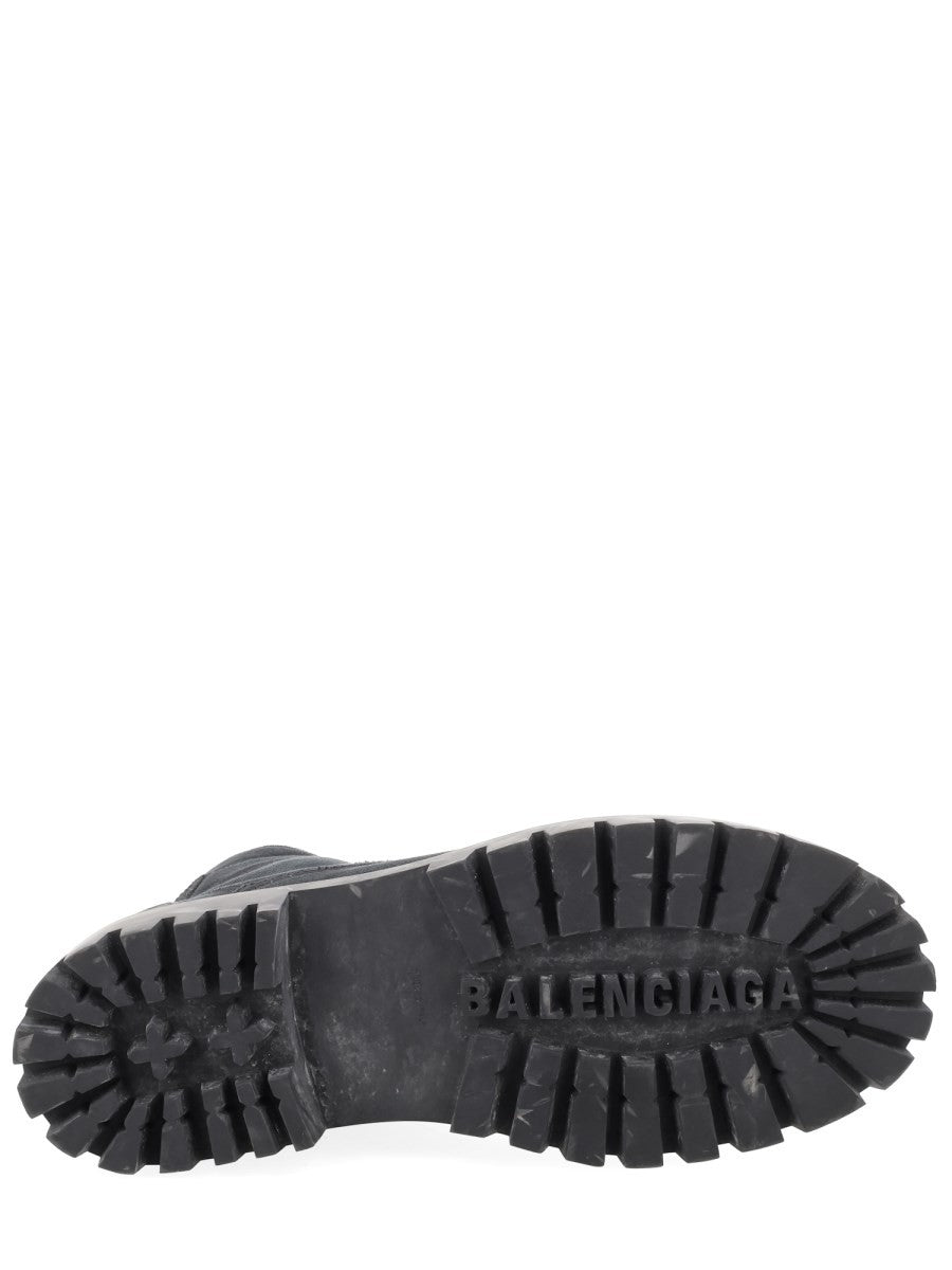 Balenciaga Men's Stivale Combat Strike Black
