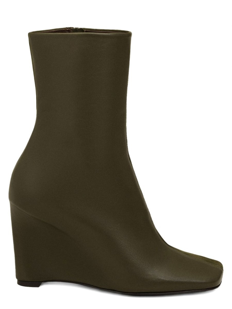 Ami Paris Women's Stivaletto in Pelle Green
