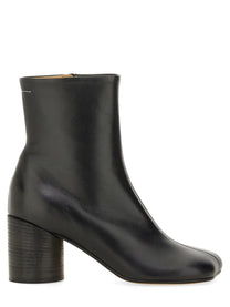 MM6 Maison Margiela Women's Stivaletto Anatomico in Pelle Black