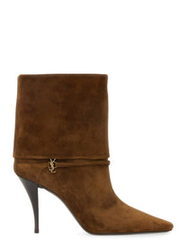 Saint Laurent Women's Stivaletto Niki Beige