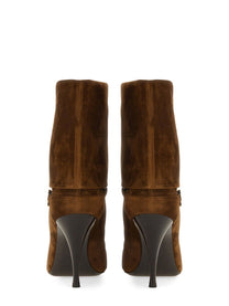 Saint Laurent Women's Stivaletto Niki Beige
