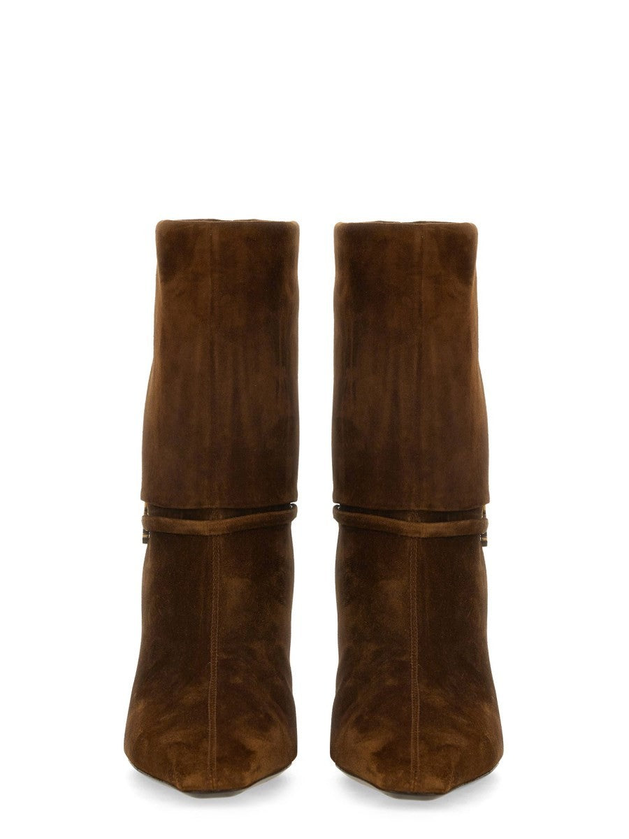 Saint Laurent Women's Stivaletto Niki Beige