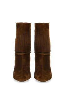 Saint Laurent Women's Stivaletto Niki Beige