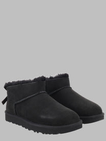 UGG Women's Stivaletto Ultra Mini Bailey Bow Black