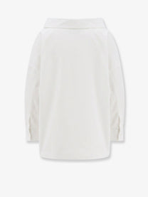 Balenciaga Women's Stola Oversize Cotton Shirt White