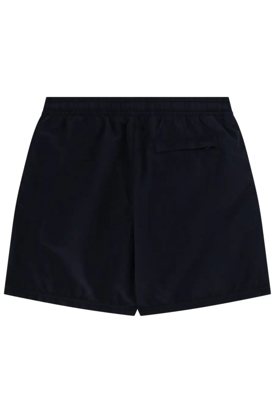 Stone Island men’s costume da bagno con blue black swim trunks with lightweight fabric and elastic waistband