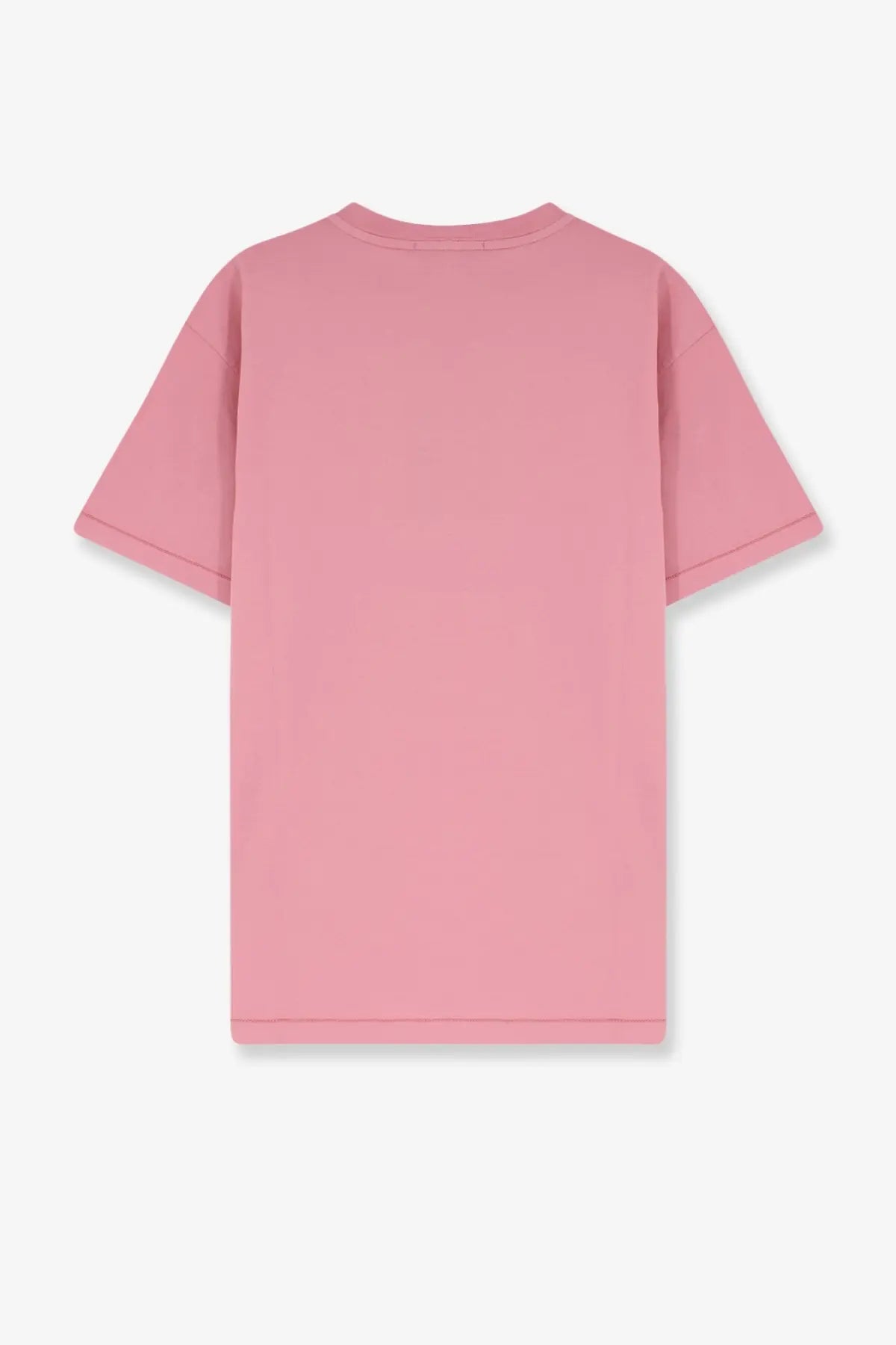 Stone Island men’s soft pink cotton t-shirt with classic crew neck and short sleeves