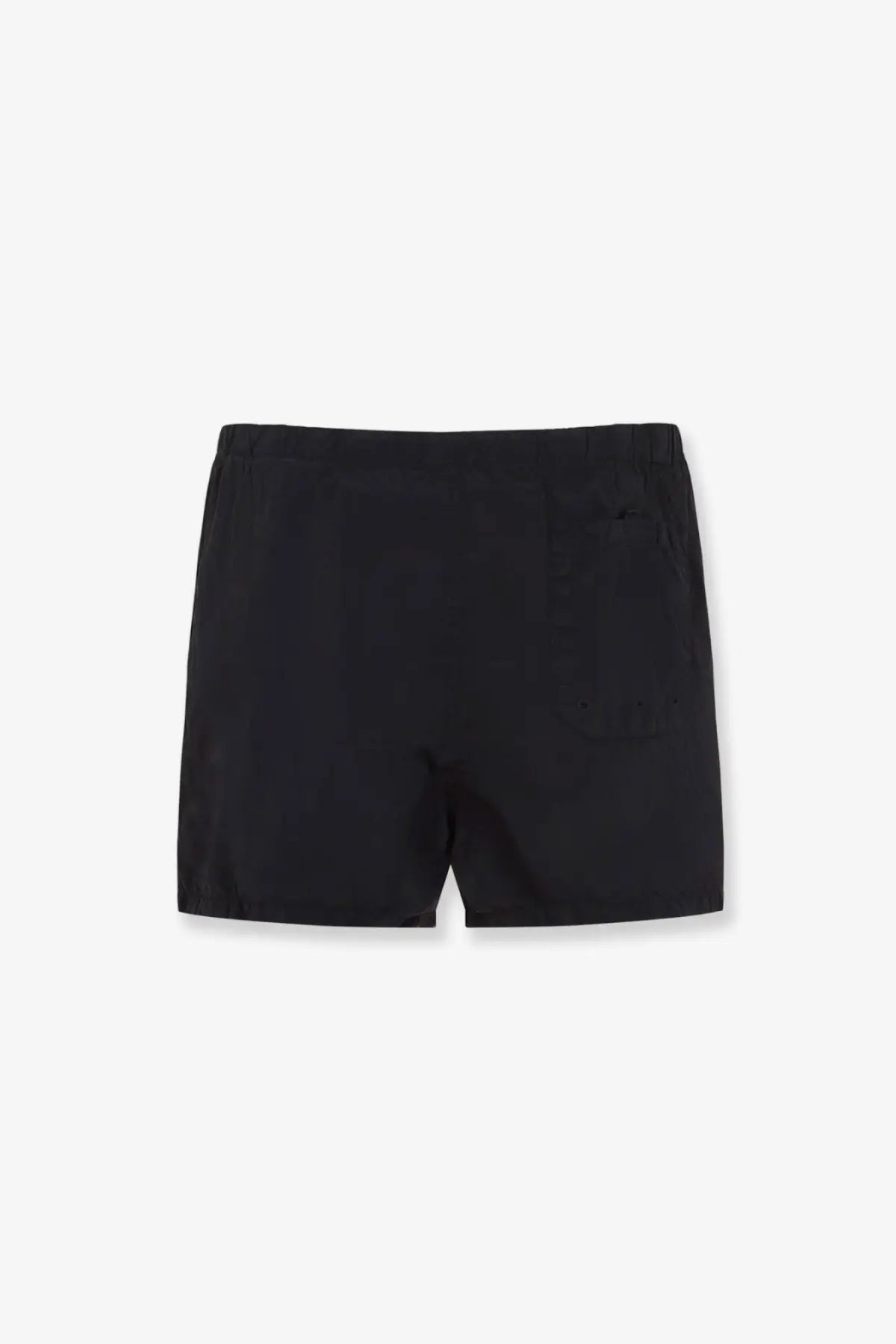 Stone Island men’s Econylon swim trunks black with sleek minimalist design and subtle side pockets