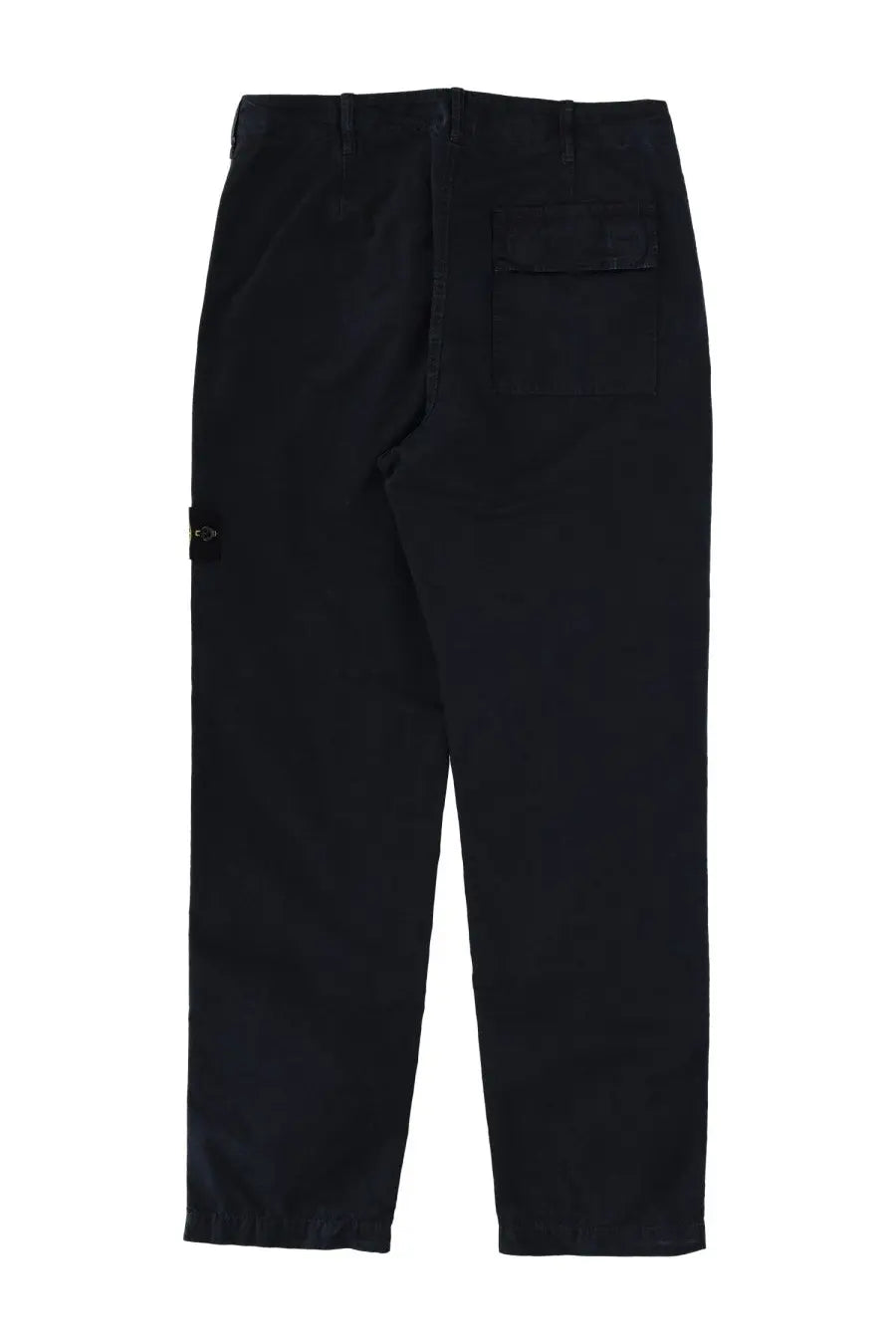 Stone island men’s black cargo pants with straight-leg cut reinforced stitching and subtle side pocket branding