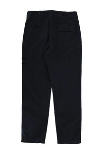 Stone island men’s black cargo pants with straight-leg cut reinforced stitching and subtle side pocket branding