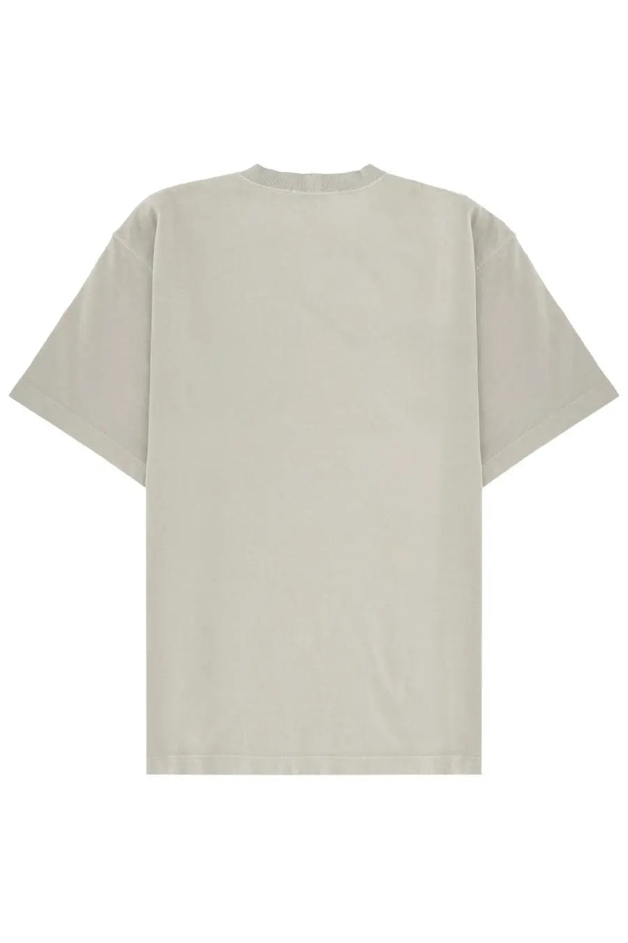 Stone island men’s shirt grey minimalist off-white cotton t-shirt with relaxed fit and simple crew neckline