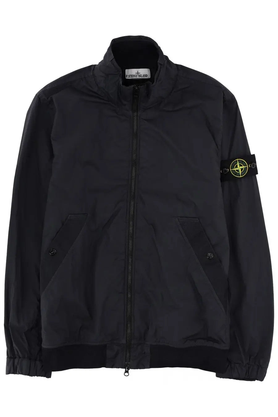 Stone Island Men's Stiff Collar Jacket Blue