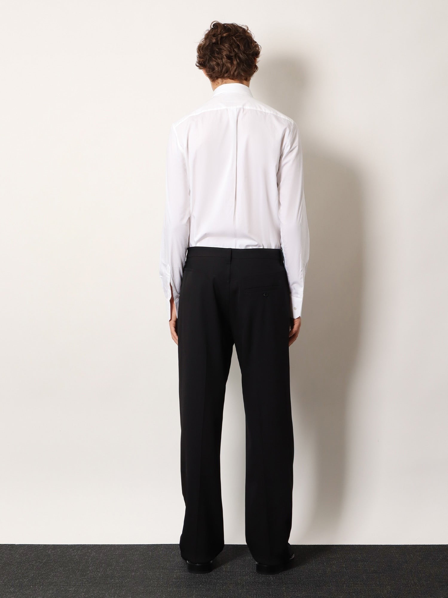 Balenciaga Men's Wool Pants Black