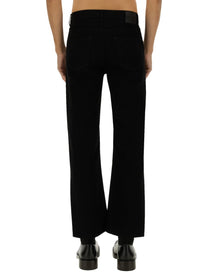 Alexander McQueen Men's Straight Leg Jeans Black