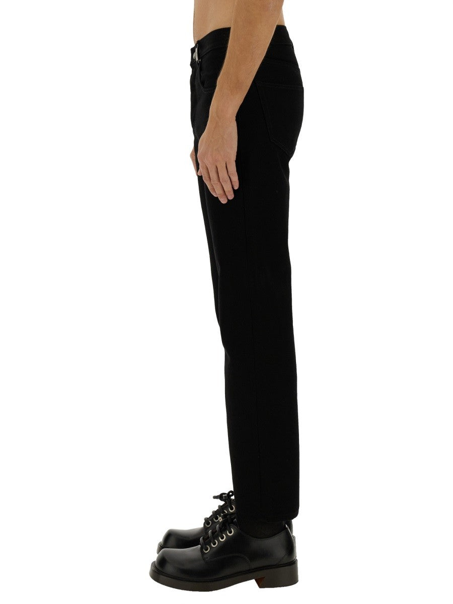 Alexander McQueen Men's Straight Leg Jeans Black