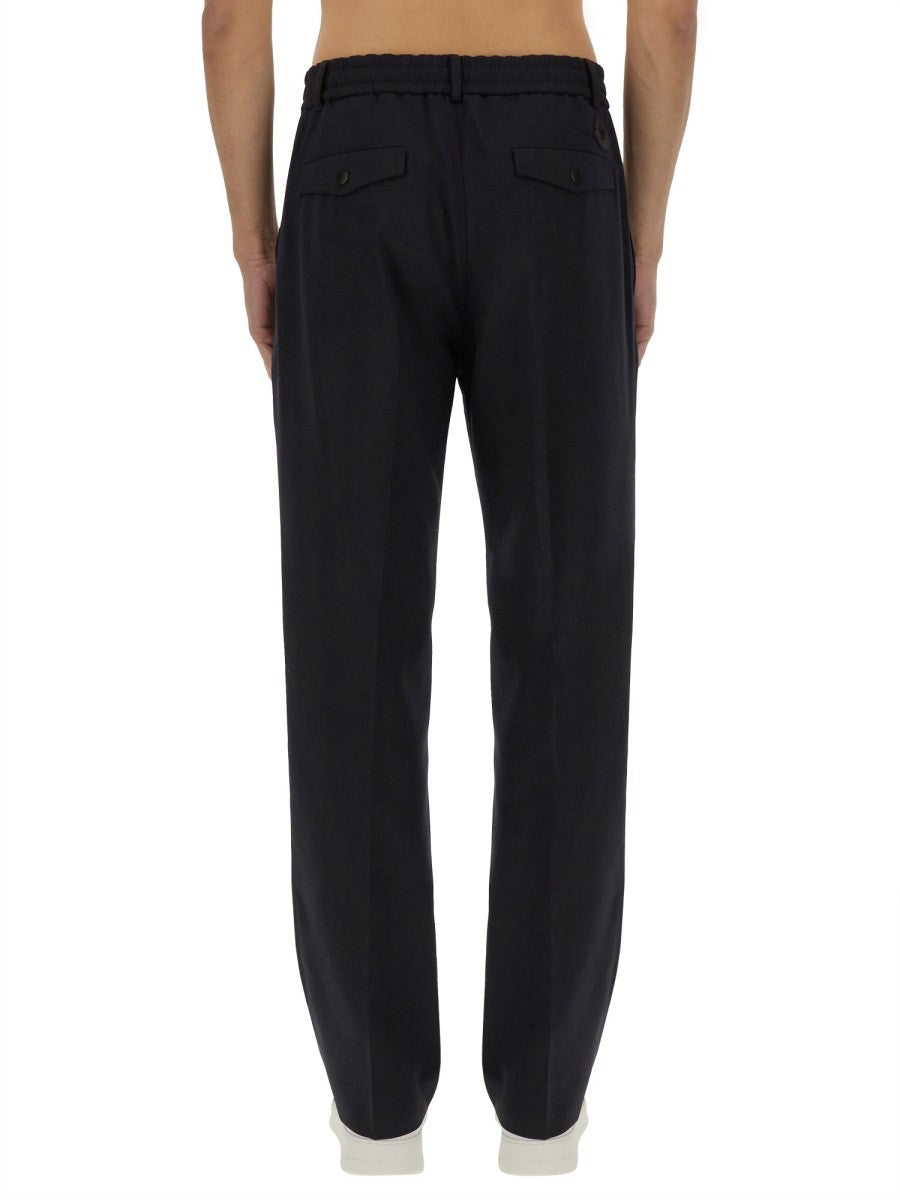 Moncler Men's Straight Leg Pants Black